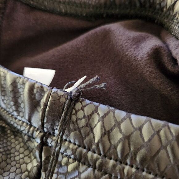 Plush Cozy Snake Print Loungewear Fleece Lined Legging Pants Size Medium - Picture 6 of 8